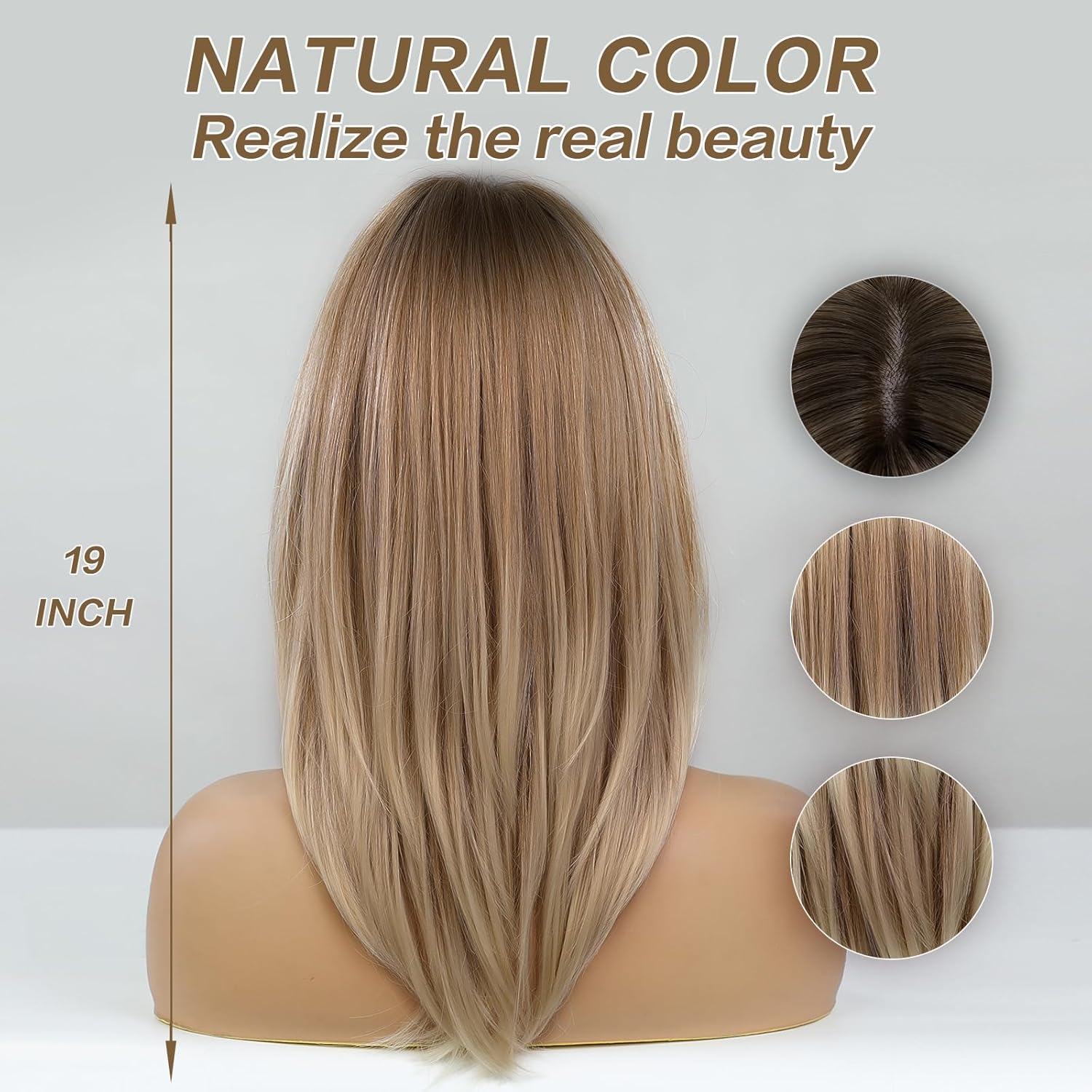 HAIRCUBE Layered Wigs for Women Synthetic Wig