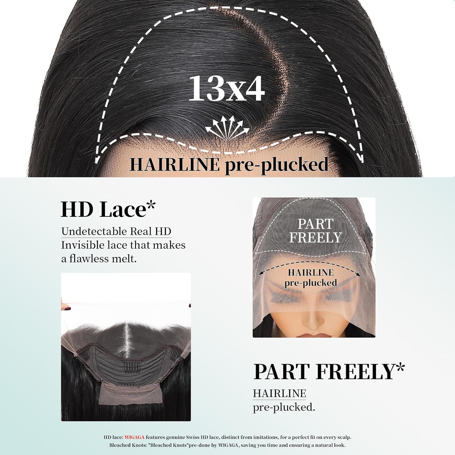 Honey Blonde 13x4 HD Lace Front Wig 26inch Layered Synthetic Lace Pre Plucked Straight Glueless Wigs for Black Women with Sunkissed Highlights