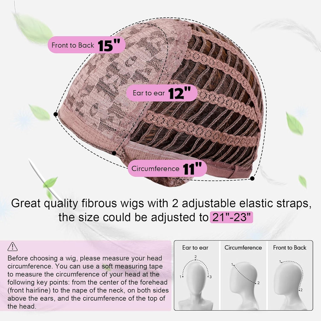 HAIRCUBE Layered Wigs for Women Synthetic Wig