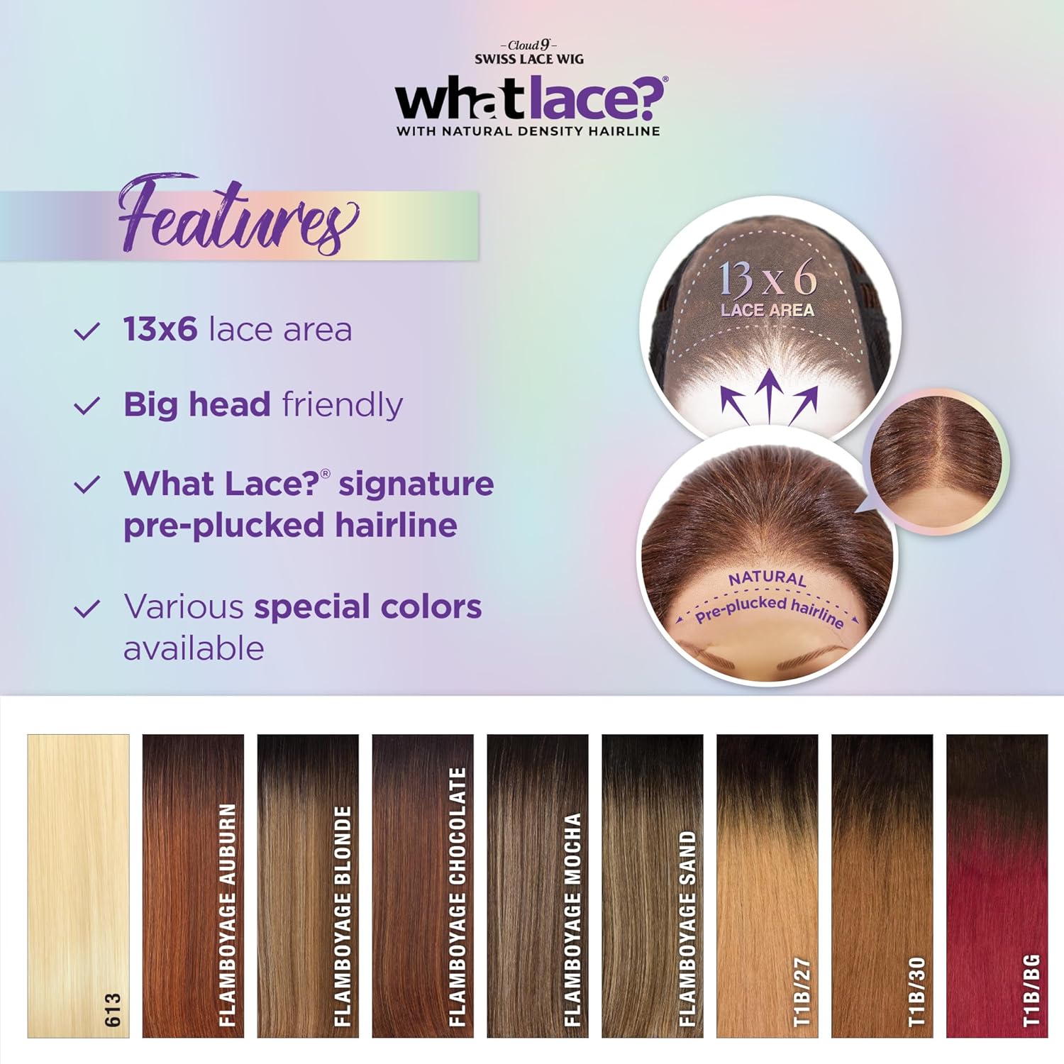 Sensationnel What Lace 13X6 Wigs - Latisha Lacefrontal Hand Tied Glueless Synthetic With Natural Density Preplucked Hairline (Off Black 1B)